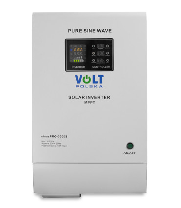 Inwerter solarny SINUS PRO 3000 S 24V-230V 60A MPPT 100V
